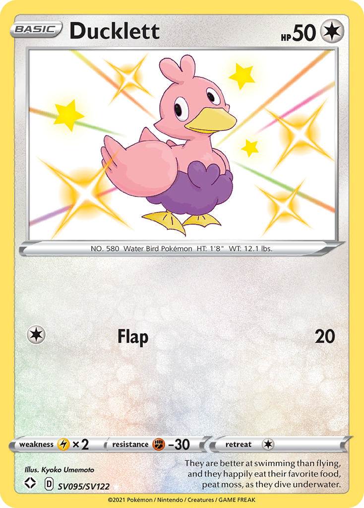 Ducklett — Shining Fates: Shiny Vault #SV095/SV122