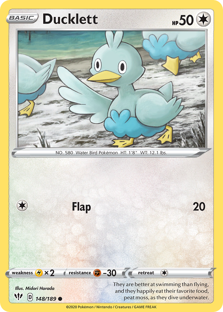 Ducklett — SWSH03: Darkness Ablaze #148/189