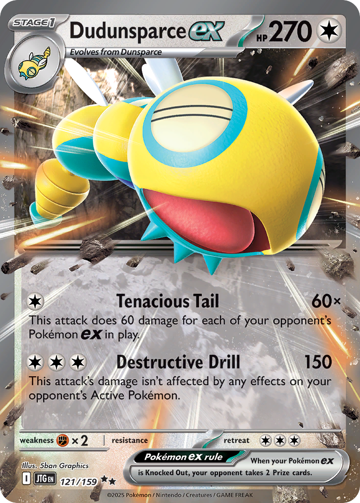 Dudunsparce ex — SV09: Journey Together #121/159