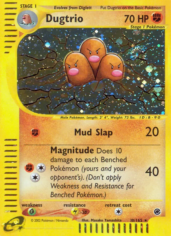 Dugtrio (10) — Expedition #010/165