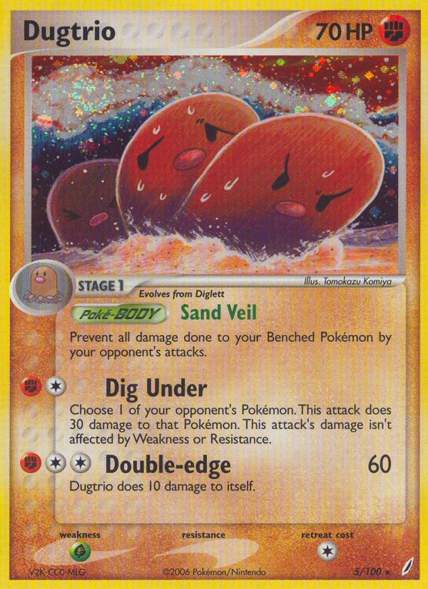Dugtrio — Deck Exclusives #005/100