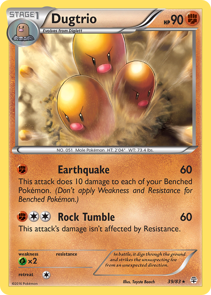 Dugtrio — Generations #39/83