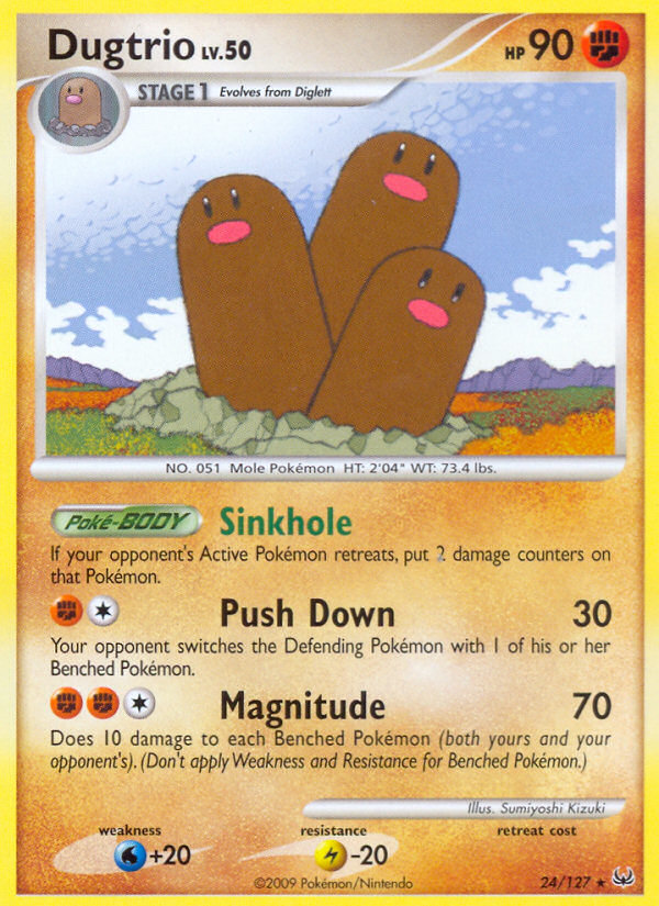 Dugtrio — Platinum #24/127