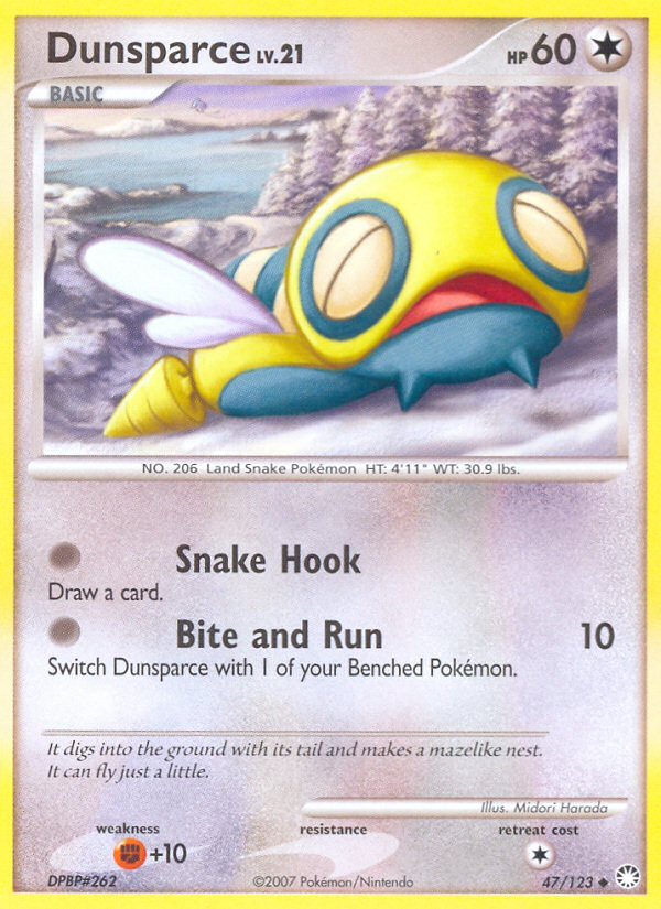 Dunsparce — Mysterious Treasures #47/123