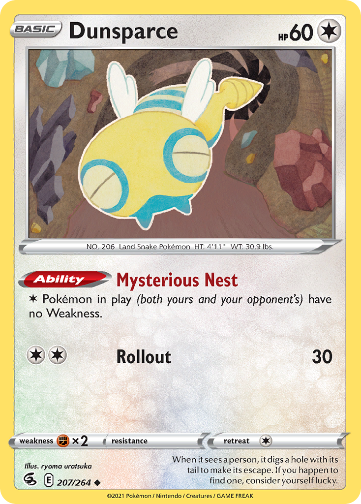 Dunsparce — Prize Pack Series Cards #207/264