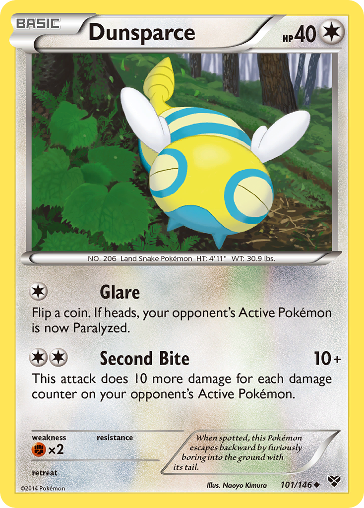 Dunsparce — XY Base Set #101/146