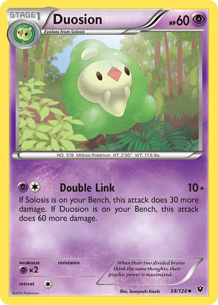 Duosion — XY - Fates Collide #34/124