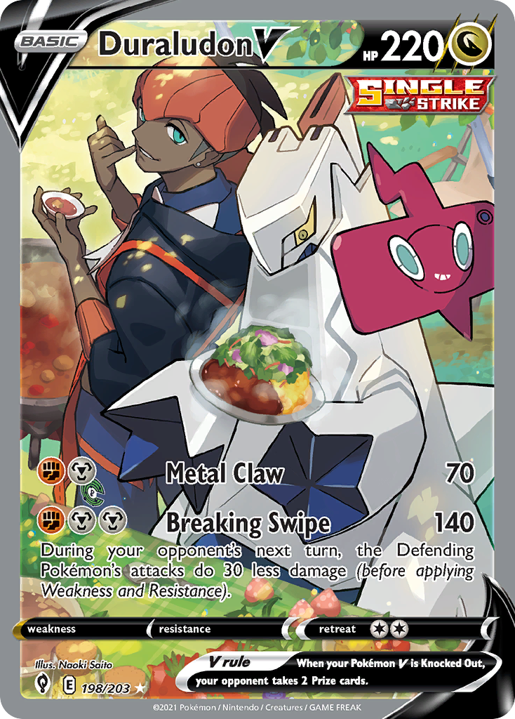 Duraludon V (Alternate Full Art) — SWSH07: Evolving Skies #198/203