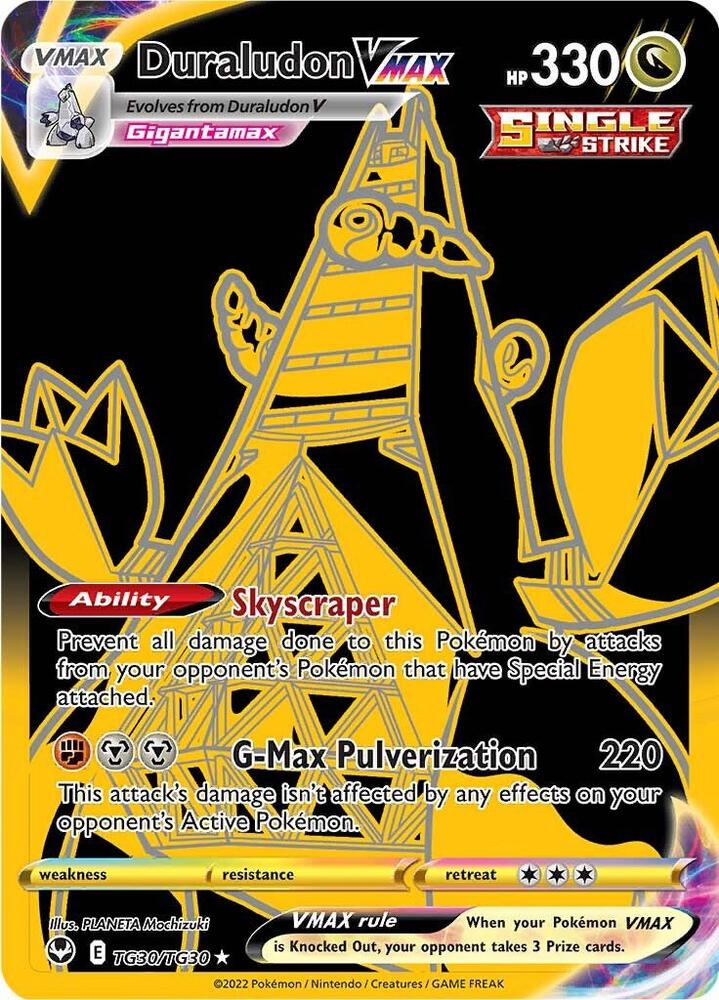 Duraludon VMAX (Secret) — SWSH12: Silver Tempest Trainer Gallery #TG30/TG30