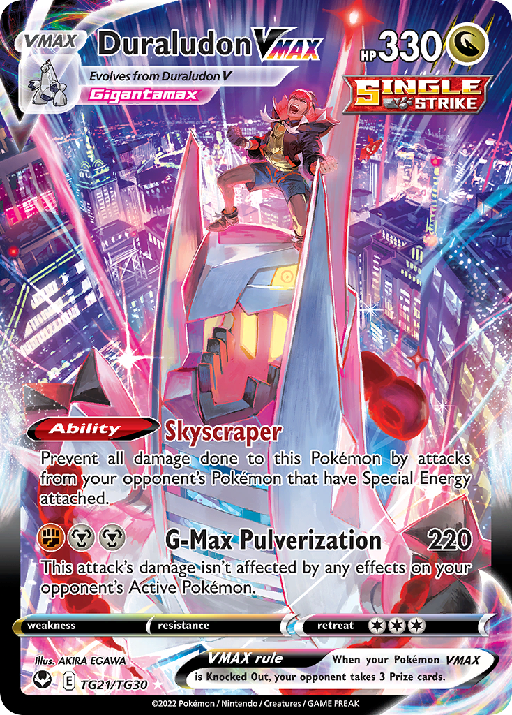 Duraludon VMAX — SWSH12: Silver Tempest Trainer Gallery #TG21/TG30