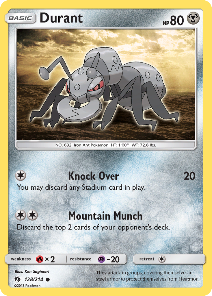 Durant — SM - Lost Thunder #128/214