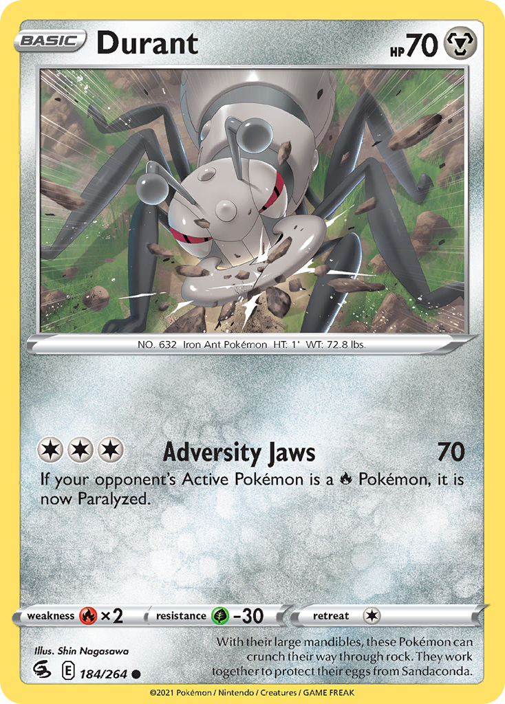 Durant — SWSH08: Fusion Strike #184/264