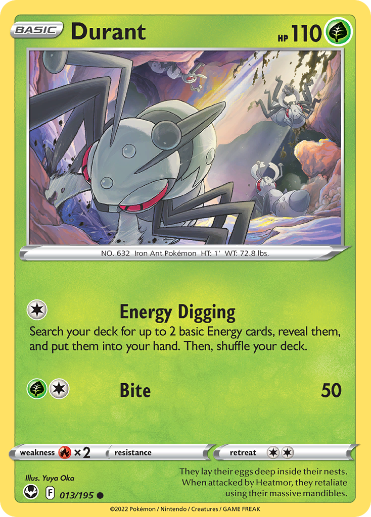 Durant — SWSH12: Silver Tempest #013/195