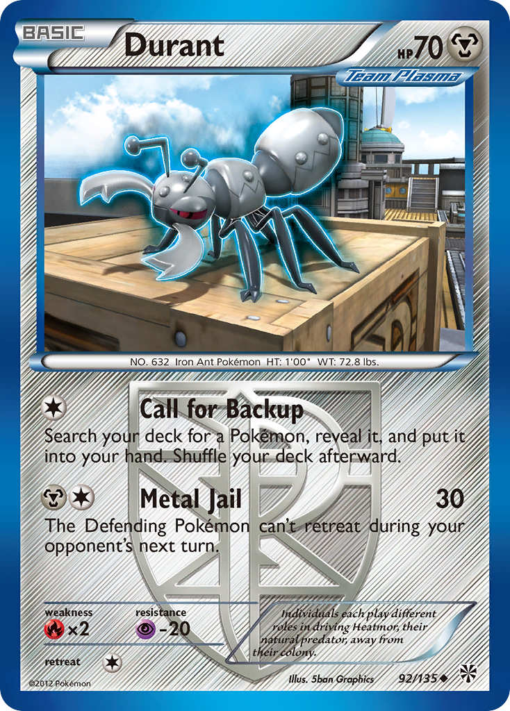 Durant (Team Plasma) (92) — Plasma Storm #92/135
