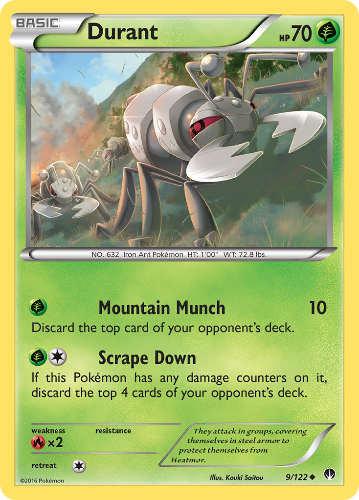 Durant — XY - BREAKpoint #9/122