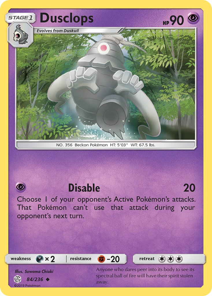 Dusclops — SM - Cosmic Eclipse #84/236