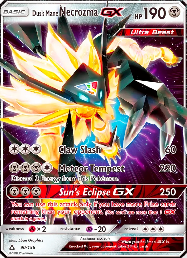 Dusk Mane Necrozma GX