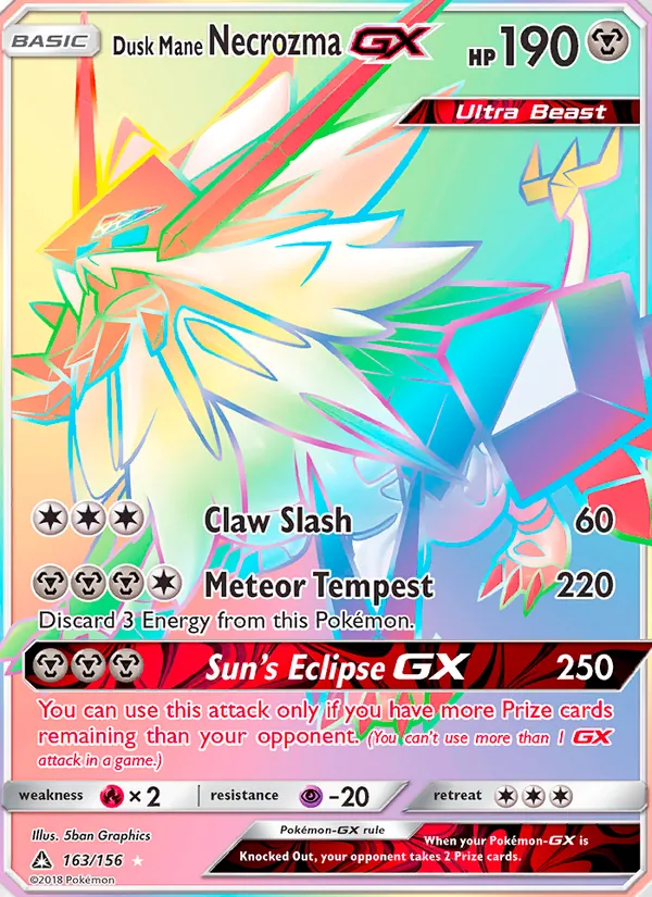 Dusk Mane Necrozma GX (Secret Rare)