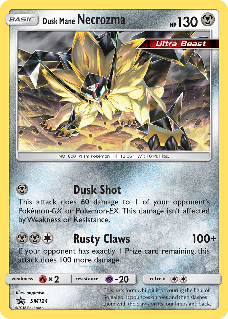 Dusk Mane Necrozma — SM Promos #SM124