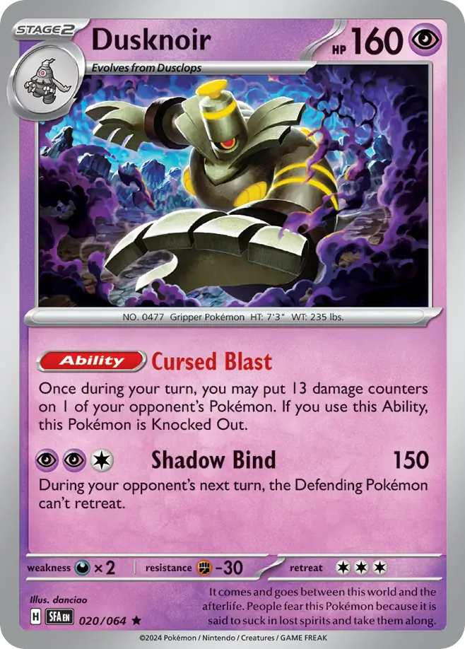 Dusknoir — SV: Shrouded Fable #020/064