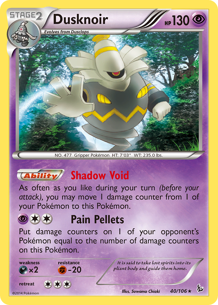 Dusknoir — XY - Flashfire #40/106