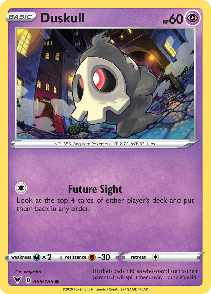 Duskull — SWSH04: Vivid Voltage #069/185