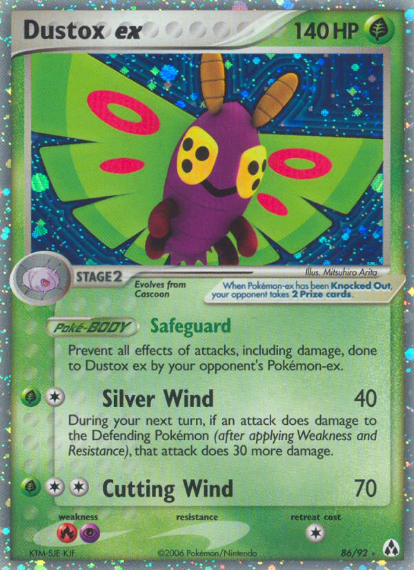 Dustox ex — Legend Maker #86/92