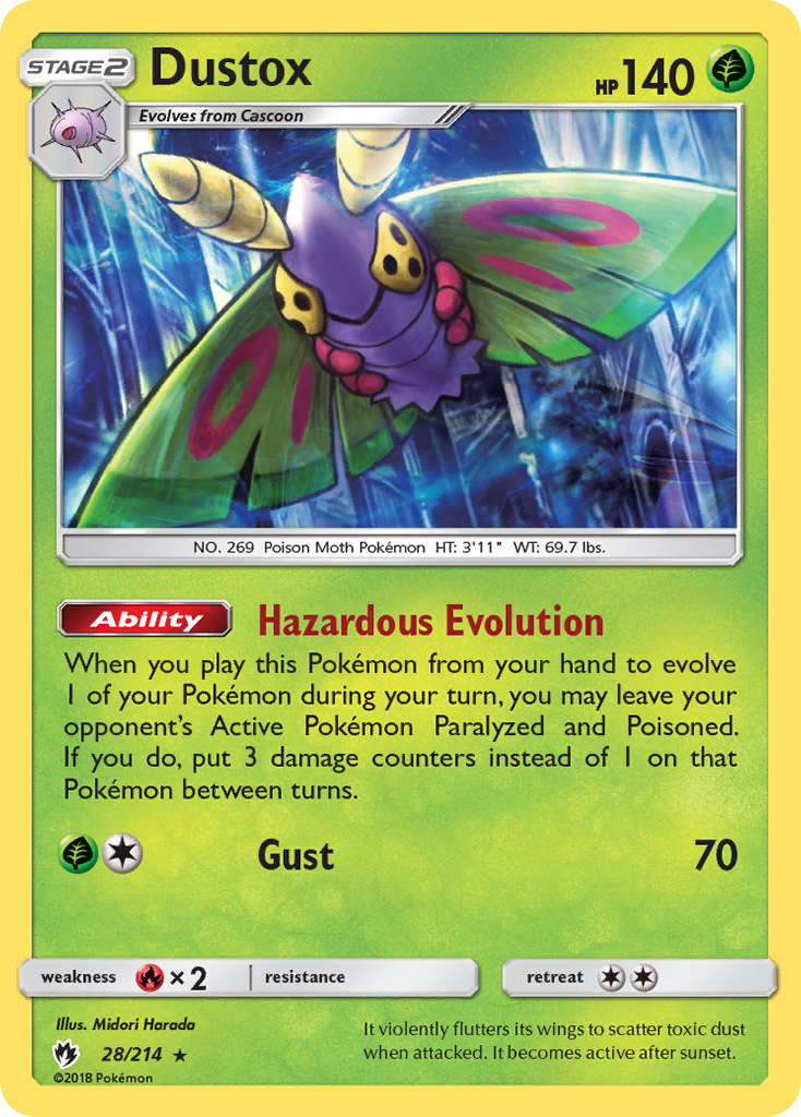 Dustox — SM - Lost Thunder #28/214