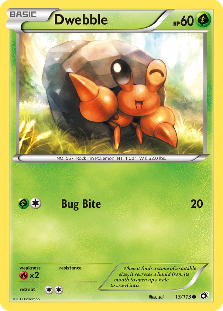 Dwebble — Legendary Treasures #13/113