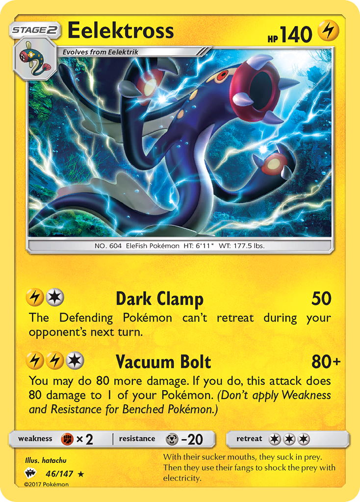 Eelektross — SM - Burning Shadows #46/147