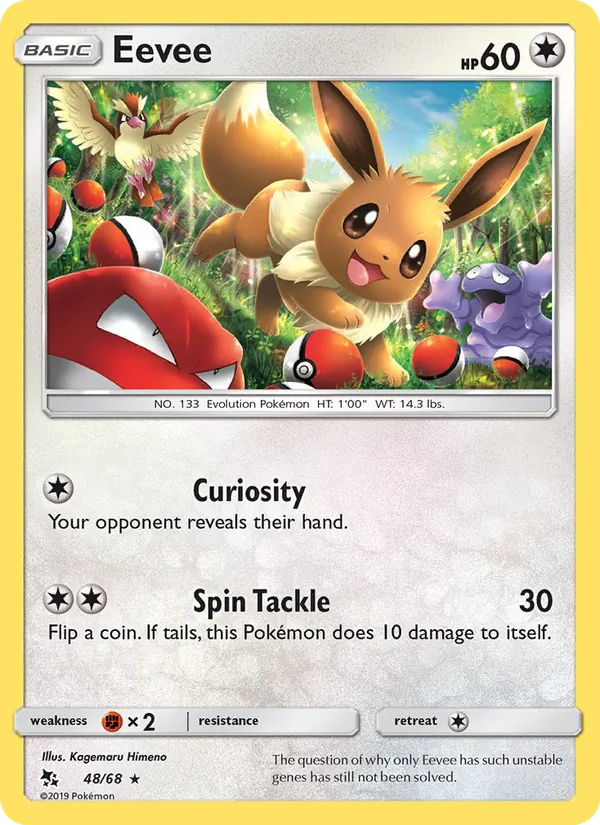 Eevee (48) — Hidden Fates #48/68