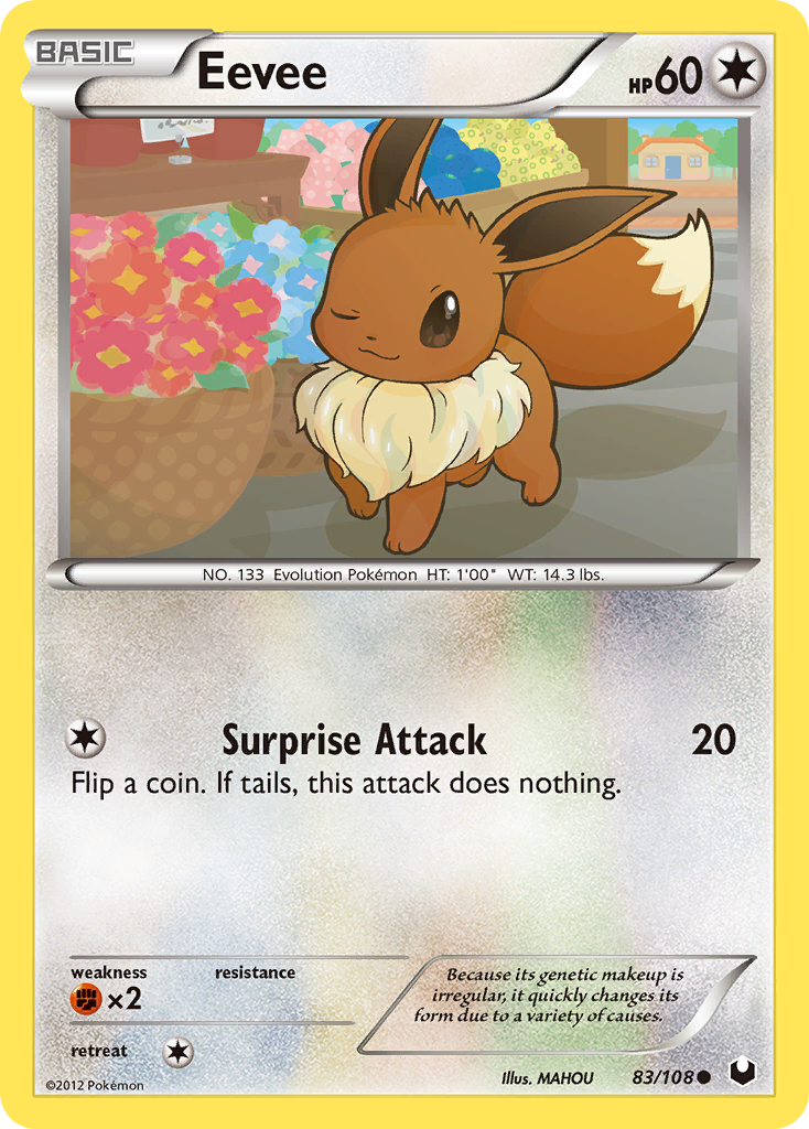 Eevee (83) — Dark Explorers #83/108