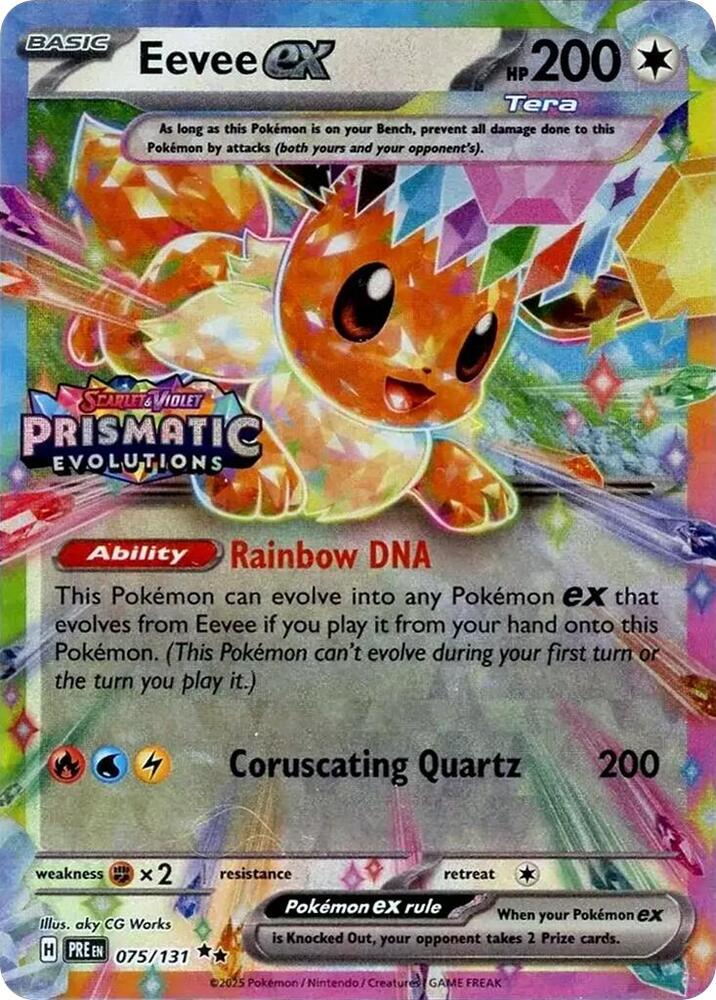 Eevee ex — Miscellaneous Cards & Products #075/131