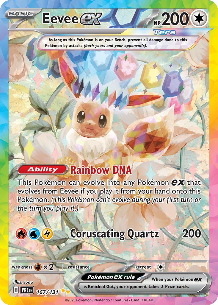 Eevee ex — SV: Prismatic Evolutions #167/131
