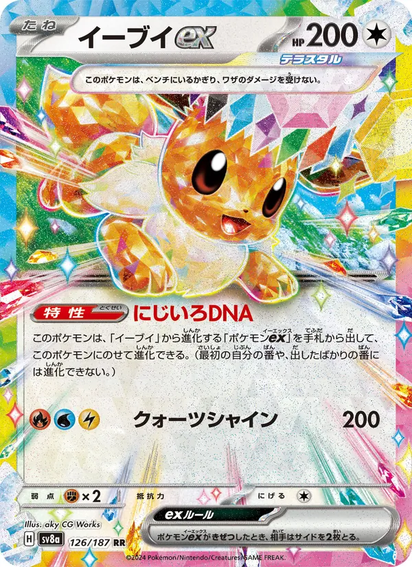 Eevee ex — SV8a: Terastal Fest ex #126/187
