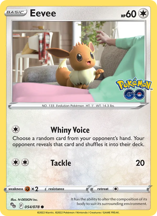 Eevee — Pokemon GO #054/078