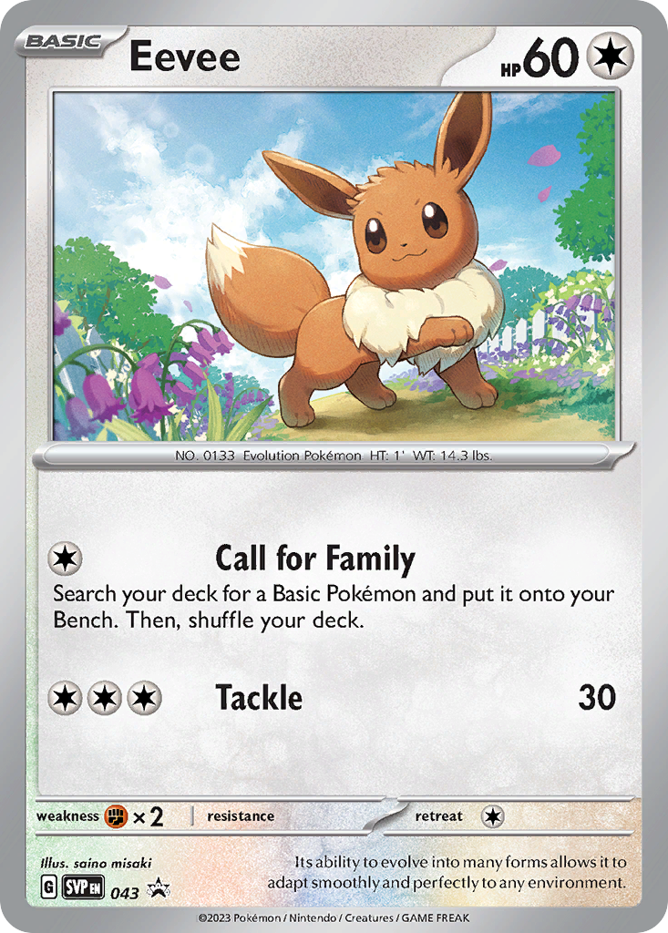 Eevee — SV: Scarlet & Violet Promo Cards #043