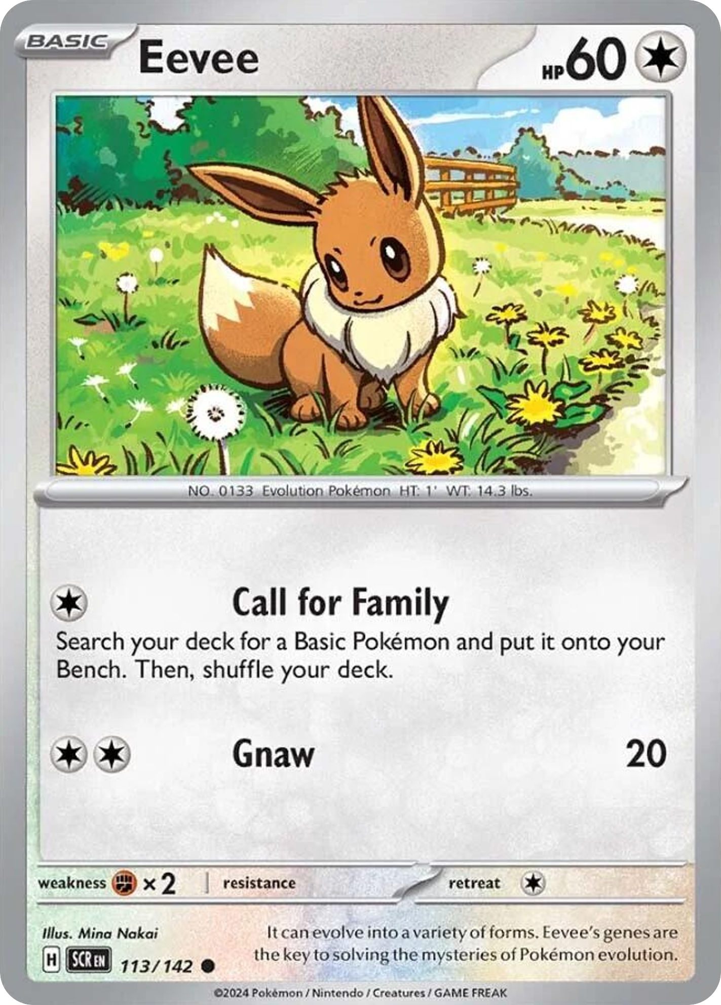 Eevee — SV07: Stellar Crown #113/142