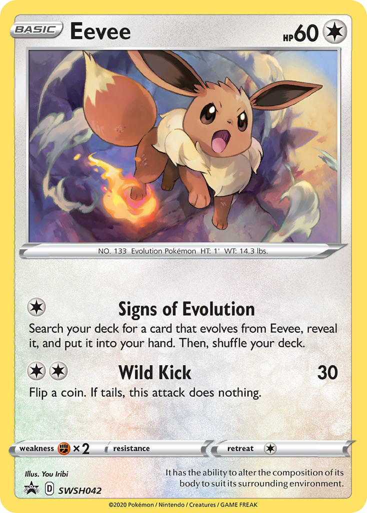 Eevee — SWSH: Sword & Shield Promo Cards #SWSH042
