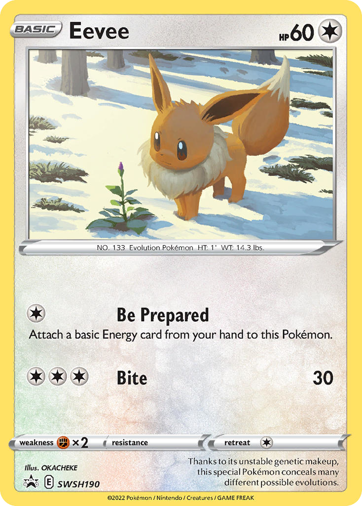 Eevee — SWSH: Sword & Shield Promo Cards #SWSH190
