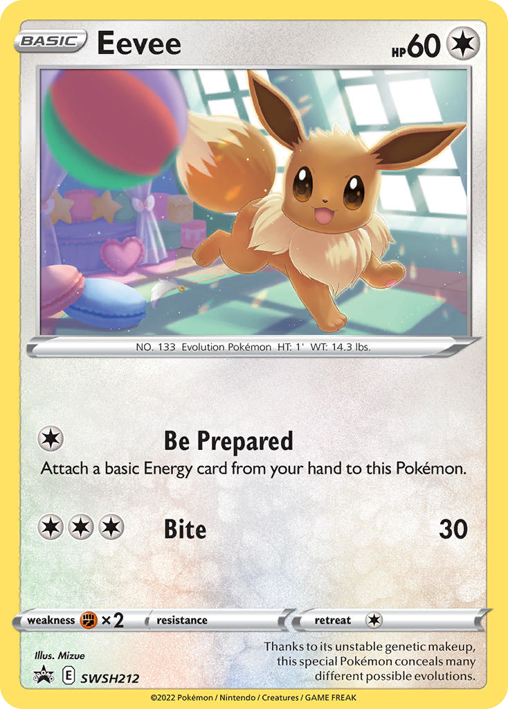Eevee — SWSH: Sword & Shield Promo Cards #SWSH212