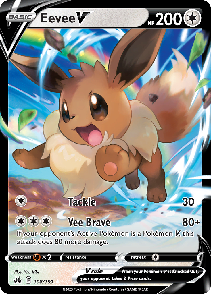 Eevee V — SWSH: Crown Zenith #108/159