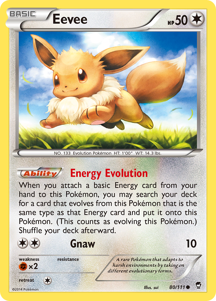 Eevee — XY - Furious Fists #80/111