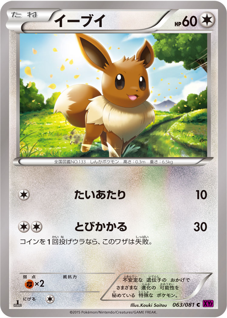 Eevee — XY7: Bandit Ring #063/081