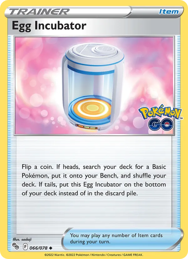 Egg Incubator — Pokemon GO #066/078