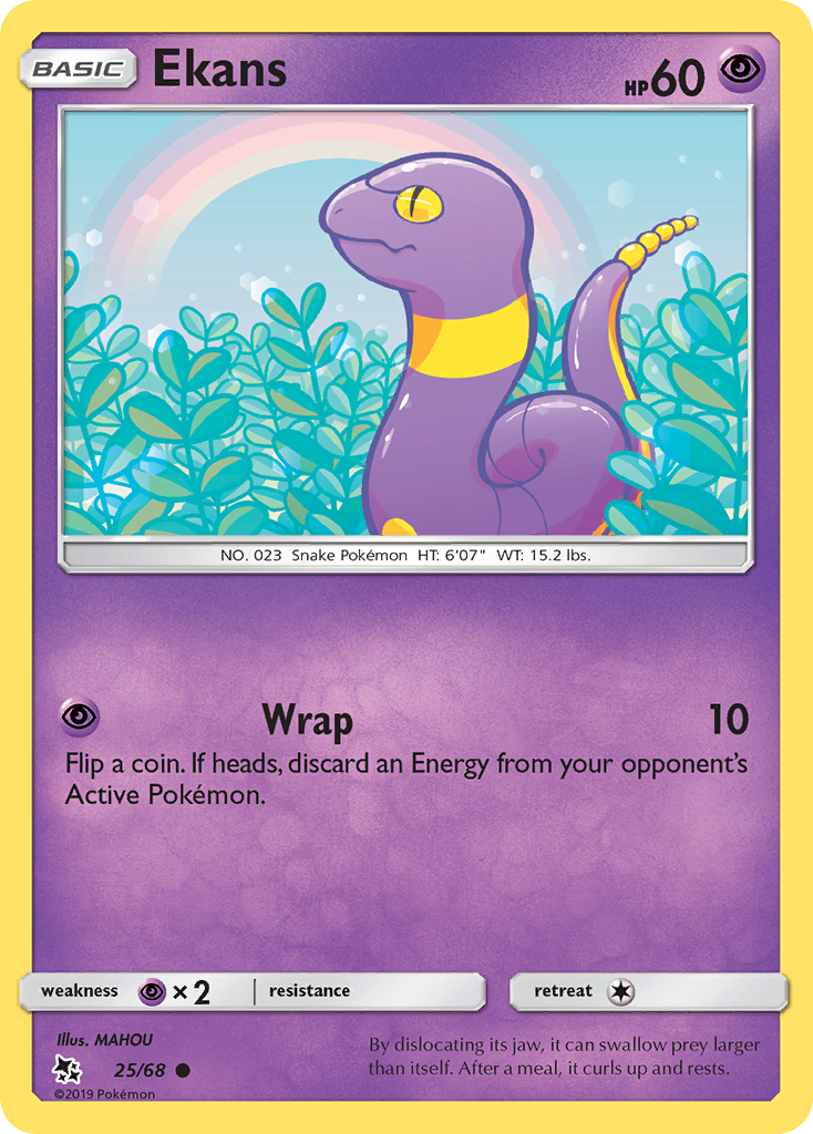 Ekans (25) — Hidden Fates #25/68