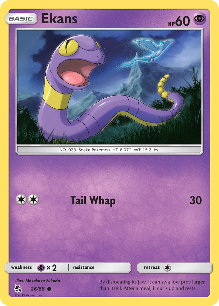 Ekans (26) — Hidden Fates #26/68