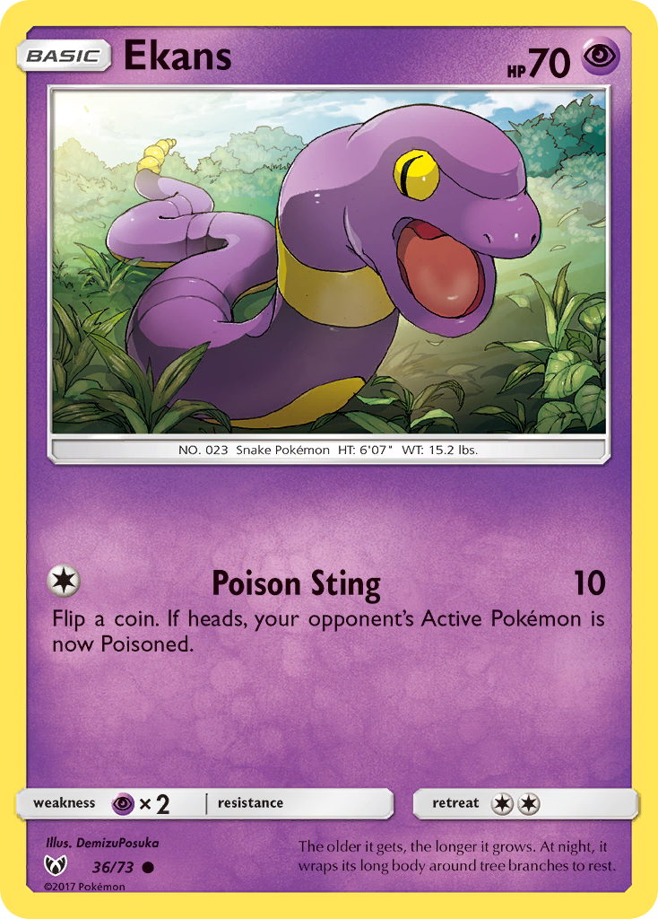 Ekans — Shining Legends #36/73