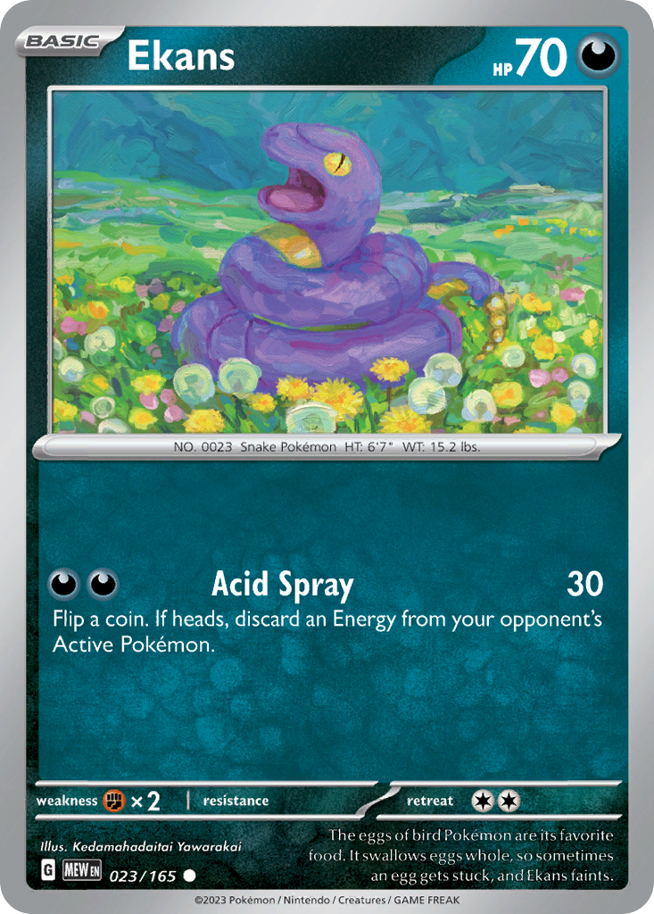 Ekans — SV: Scarlet & Violet 151 #023/165