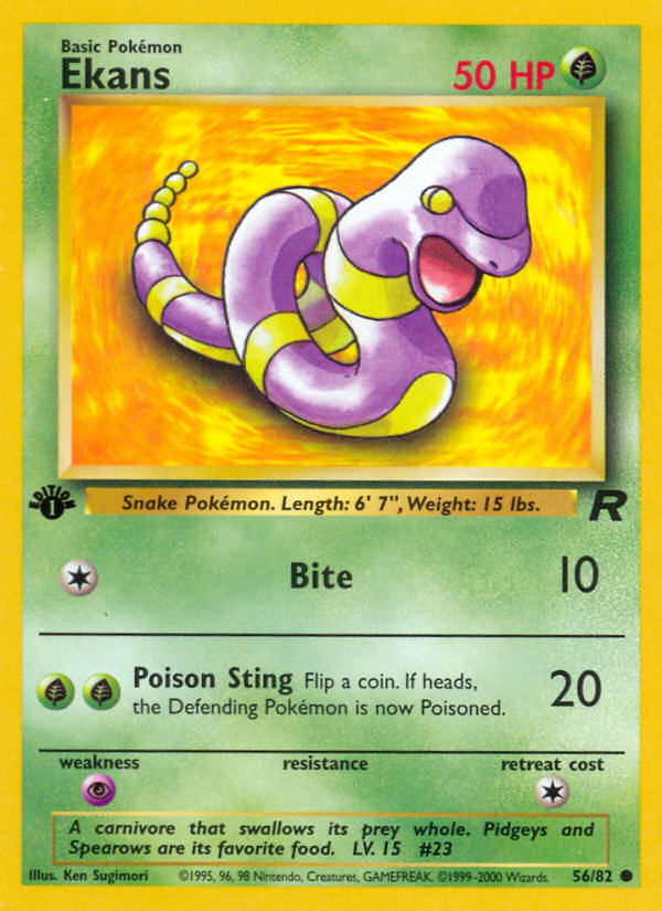 Ekans — Team Rocket #56/82